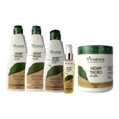Kit Arvensis Hidratação Sh Cond Leave-In Argan Mascara 500G