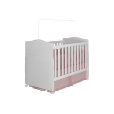 Berço / Mini Cama Infantil Conforto 2 em 1-Permóbili Baby Branco