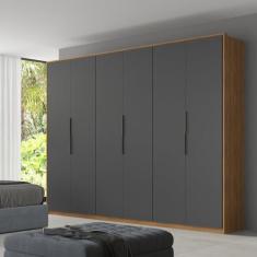 Guarda Roupa Casal 6 Portas Atrice  Móveis - Demóbile