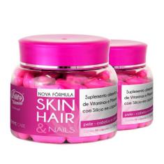 Kit 2 Skin Hair E Nails Femme Care Unilife 90 Cápsulas