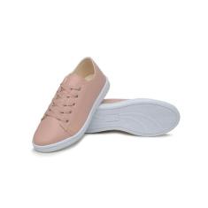 Tènis Casual Feminino Sintético - NA, Rose, 36