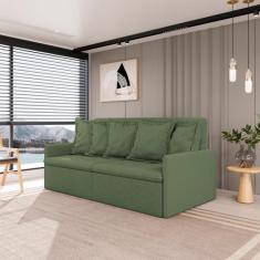 Sofá Retrátil e Reclinável 4 Lugares 240cm Dália CabeCasa MadeiraOrigi