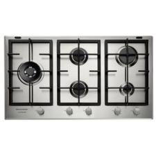 Cooktop 5 Bocas Brastemp Gourmand Inox com Duplachama e Trempe com Ferro Fundido - BDK90DR 220