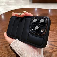 Estojo de jaqueta de dissipação de calor respirável da moda para iPhone 14 11 12 13 Pro Max Plus Protetor de lente completo Capa de silicone macio, preto, para iphone 14 Plus