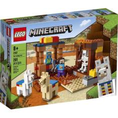 Lego Minecraft O Posto Comercial 201 Peças 21167