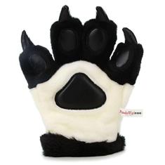1 Pares Simulação Bonito Pata Panda Pelúcia Brinquedo Tigre pata Luvas de pelúcia
