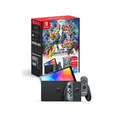 Console Nintendo Switch OLED + Jogo Super Smash Bros Ultimate - HBGSSKACLA