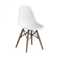 Cadeira Infantil Eames PP Dsw-m Branca/Madeirado