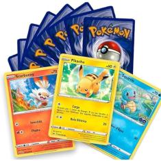 Genérico - Kit de 100 Cartas Originais com 5 Brinlhantes de Anime