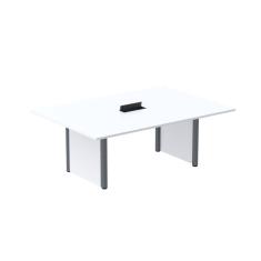 Mesa de Reunião 2000x1400 Mrcpb2014pp Branco/Grafito