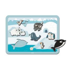 Quebra-cabeça de Encaixe Animais do Gelo - Babebi
