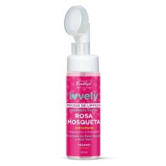 Mousse de Limpeza Sabonete Facial Rosa Mosqueta Lovely Face Beautiful 