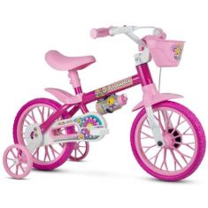 Bicicleta Infantil Aro 12 Freio Tambor 1 Marcha Cestinha Nathor C/ Rod
