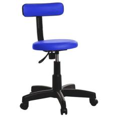 Cadeira Giratória Mocho Slim Azul - Goldflex