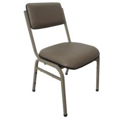 Cadeira Empilhável para Auditórios Linha Hotel Smart Cinza - Design Of