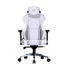 Cadeira Gamer Cooler Master Caliber X2C Cinza e Branca C/ Base de ACO 