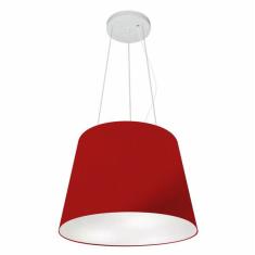 Lustre Pendente Cone Vivare Md-4152 C pula Em Tecido 30/40x30