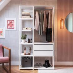 Guarda-Roupa Closet Belga 2 GV Branco - Prodecor