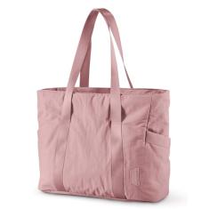 BAGSMART Bolsa feminina com zíper, bolsa de ginástica com compartimentos, bolsa de trabalho, enfermeira, dança, ioga, para viagens, Small