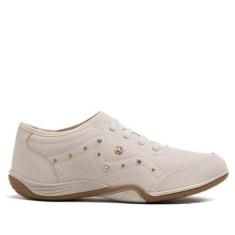 Tênis Feminino Kolosh Casual Bege-Feminino