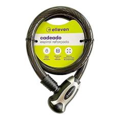 Cadeado Bike Aço Reforçado Elleven Com Chave 80cm X 15mm