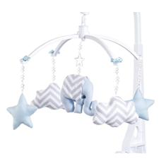 Sleep Baby Móbile Berço Musical e Giratório Elefantinho Azul