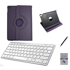 Kit Capa 360/Can/Pel/Teclado Branco iPad Pro 2017-12.9" Roxo