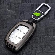 Porta-chaves do carro Capa Smart Zinc Alloy, adequado para Hyundai Tucson Creta i20 ix25 i10 i30 Verna Mistra Elantra, Porta-chaves do carro ABS Smart Car Key Fob