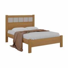 Cama Casal Primícia Plus D`Doro Móveis Cinamomo/Off White