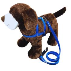 Peitoral Nylon Cachorro Pequeno 15mm - Azul Nº 0 com Guia