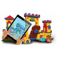 Blocos de Montar Castelo de Fogo 125 Peças, Rasti, Multicor, 01-1074