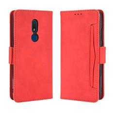 Capa com compartimento para cartão para Nokia C3, capa flip carteira de couro para Nokia C3, capa magnética retrô para celular, capa carteira de telefone com compartimentos para cartões