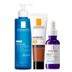 La Roche-Posay Kit - Gel de Limpeza + Sérum + Protetor Solar FPS60 Cor