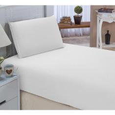 Jogo de Lençol Solteiro Antialérgico 2 Peças Liso - Várias Cores - Bor
