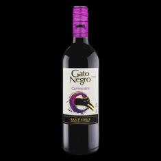 Vinho Gato Negro Carmenère 750ml, Seco, Tinto