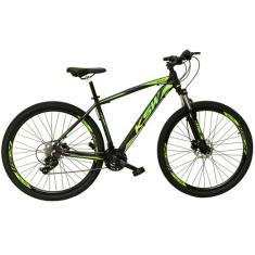 Bicicleta aro 29 Ksw Xlt 27v Freio Disco Hidráulico Garfo Trava Preto 