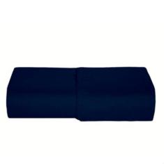 Lençol Solteiro Casal Queen Avulso 100% Algodão - Luck Baby, Marinho, 