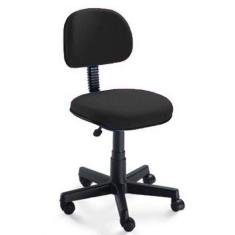 Cadeira Regulável Estofada - Preto - 110kg