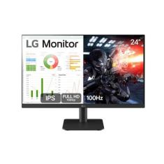 Monitor Gamer LG 24" FHD, IPS, 100Hz, HDMI, Anti-Reflexo, Preto - 24MS