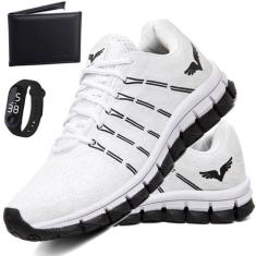 Tenis Masculino Kit Carteira + Relogio Sapato Esportivo Veloz - GP, Br