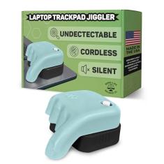 Work-Life Balance Randomized Mouse Trackpad Jiggler - Dispositivo de movimento mecânico indetectável para laptop, dispositivo sem fio, agitador automático para manter a tela ativa para WFH, essencial