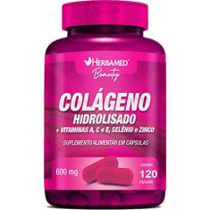 Herbamed Colageno Hidrolisado + Vitaminas E Minerais - 120 Cápsulas