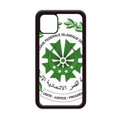 Capa Moroni Comoros National Emblem para iPhone 12 Pro Max para Apple Mini Mobile Case Shell
