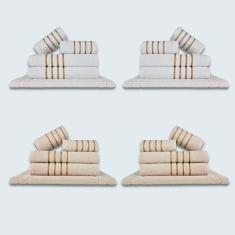 Jogo De Toalhas 20 P?s Cole??o Montreal 100% Algod?o Br+bg