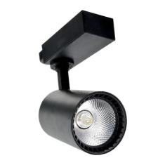 Spot Trilho LED Preto 20W Luz Amarela Bivolt Empalux, Preto