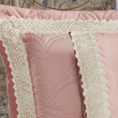 Jogo de Cama Lençol Queen Classico Grippir 400 Fios - Rosê - 100% Poli