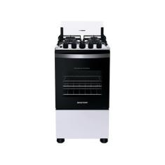 Fogão 4 Bocas Brastemp Clean BFO4NBB Acendimento Automático, Branco, B