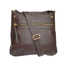 Bolsa Transversal Tiracolo Feminina Média Couro Legítimo Alça Comprida e Larga Bolsas Femininas Madamix