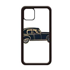 Capa preta clássica de desenho de carros para iPhone 11 Pro Max para Apple Mobile Case Shell