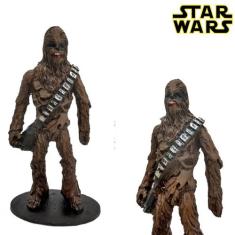 Boneco Star Wars Chewbacca 18cm Em Resina - Star Wars Disney